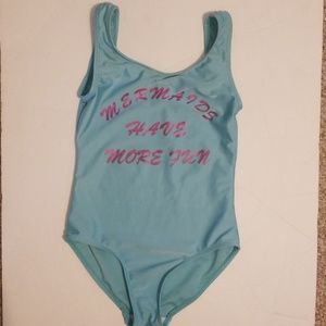 Little Girls 'Mermaids Have More Fun' Swimsuit